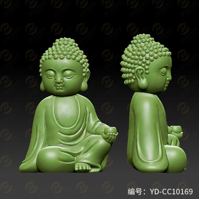 【小佛】玉雕機(jī)平面浮雕圖紙YD-CC10169